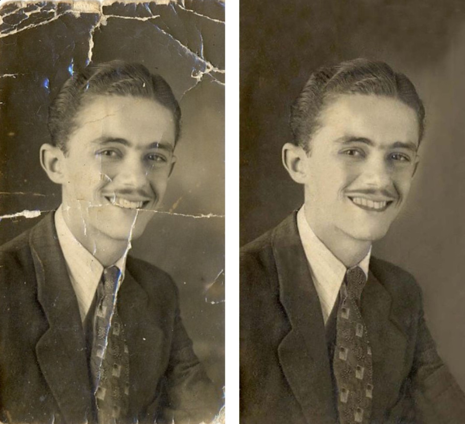 restaucao de fotos antigas